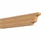 Ekena Millwork Newport Smooth Rafter Tail, Western Red Cedar, 3 1/2"W x 10"H x 48"L RFT04X10X48NEW00SWR - alternate 1